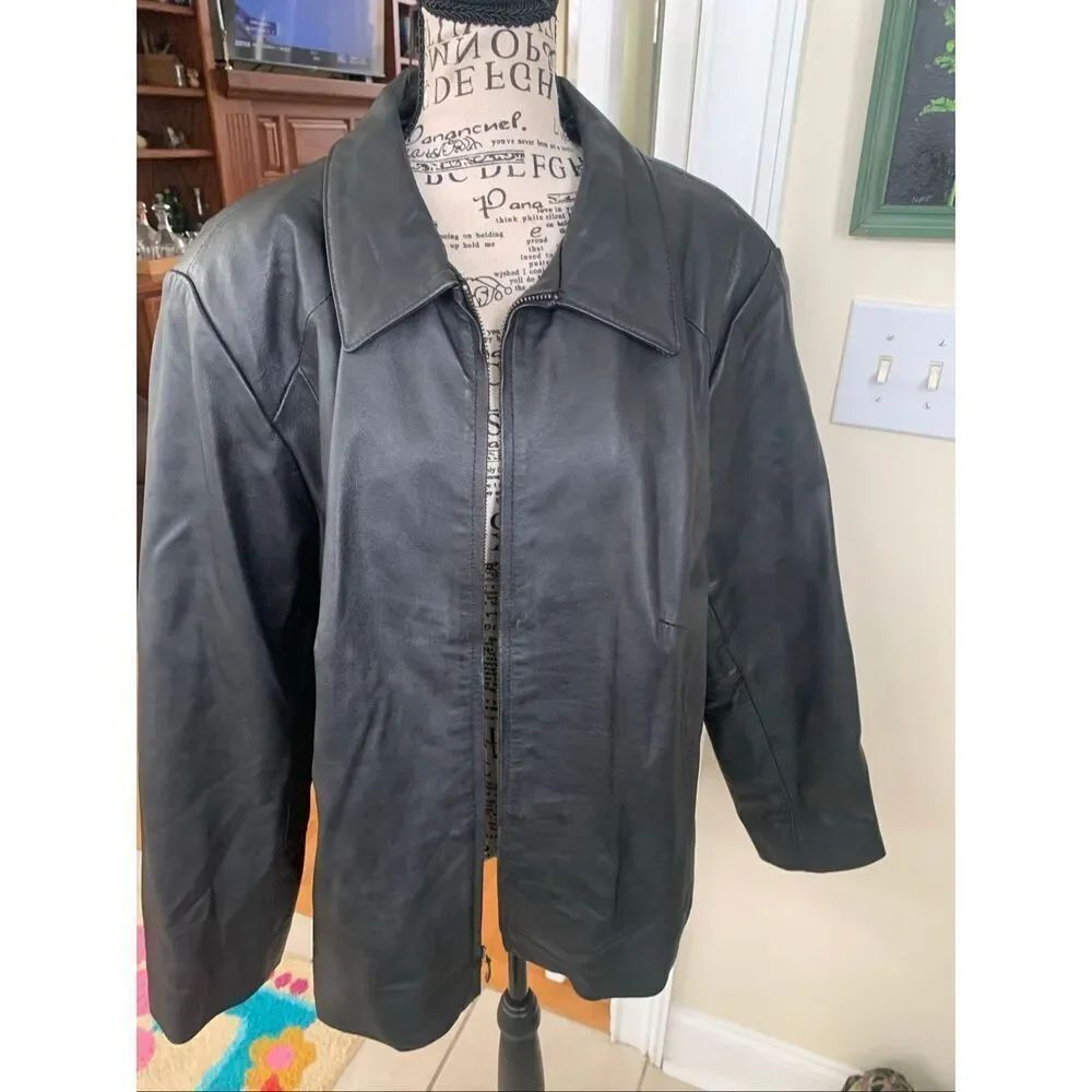 Style & Co Leather Jacket - Picture 14 of 14